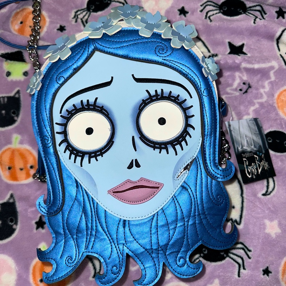 NWT La Femme Noir Corpse Bride Emily purse